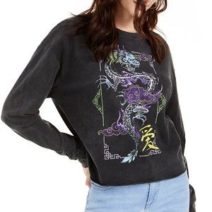 ❌SOLD❌ Rebellious One Chinese Dragon Graphic Tee